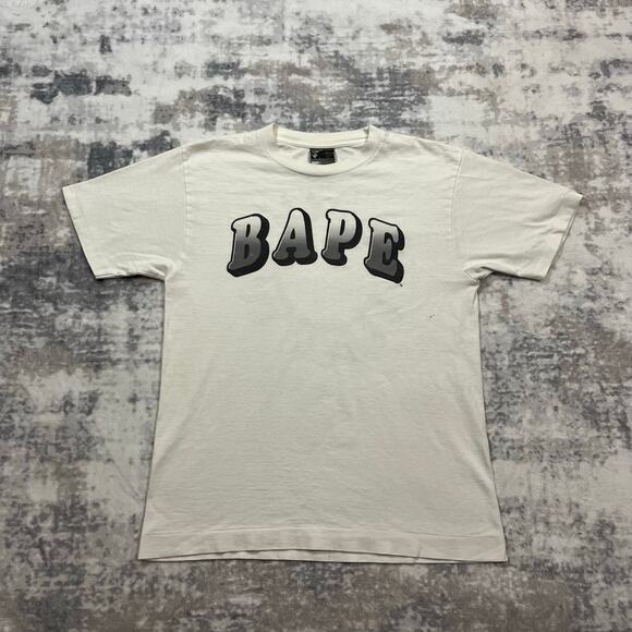 Authentic Bape 2000's ASNKA Fade Logo Tee M - Picture 1 of 7